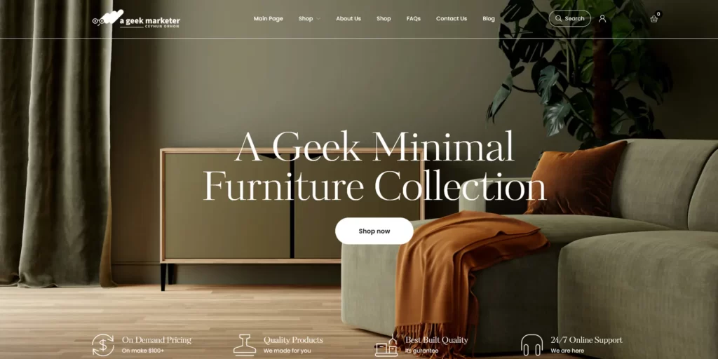 furniture-shop-web-site-demo